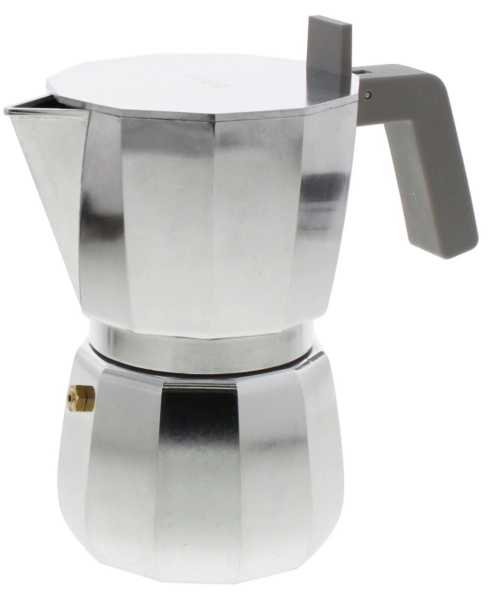 Alessi Moka David Chipperfield Mokapot 6 Kops Aluminium