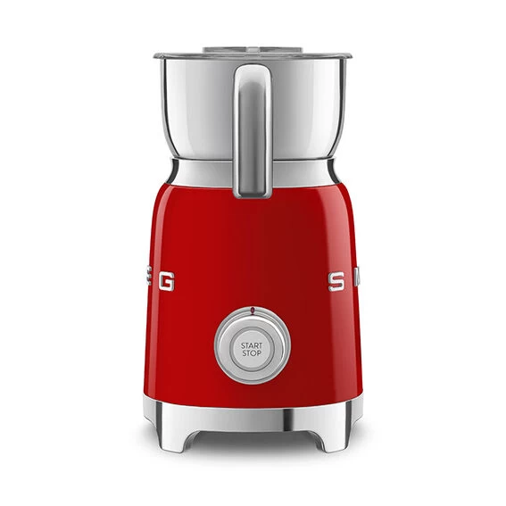 Smeg 50's Style Elektrische Melkopschuimer 600 Ml Rood - Afbeelding 2