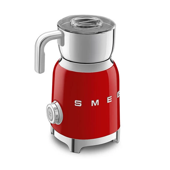 Smeg 50's Style Elektrische Melkopschuimer 600 Ml Rood - Afbeelding 4