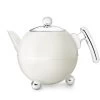 Bredemeijer Duet Bella Theepot 1,2 Liter Rvs Wit