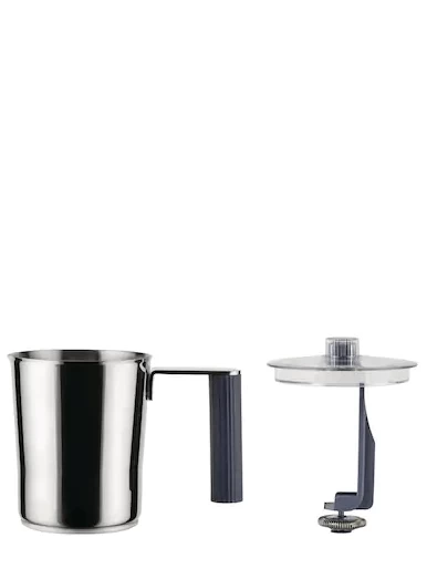 Alessi Plissé Elektrische Melkopschuimer 350 Ml Rvs Grijs - Afbeelding 2