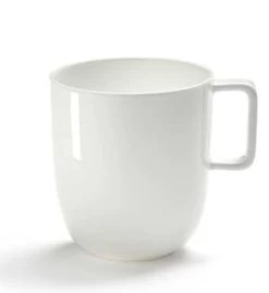 Serax Base Theekop 350ml ø 8 Hoogte 9 Cm Porselein Wit Glanzend