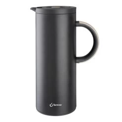 Forever Thermoskan 1 Liter Mat Zwart