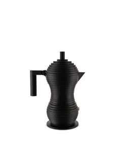 Alessi Pulcina Percolator 1-kops Aluminium Volledig Zwart