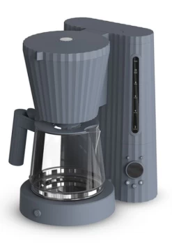 Alessi Plissé Koffiezetapparaat 1,5 Liter Kunststof Grijs