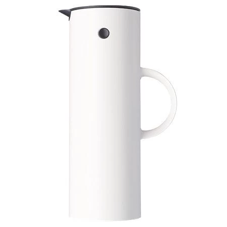 Stelton EM77 Classic Thermoskan 1 Liter Kunststof Wit